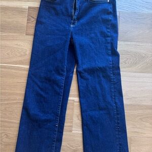 Pilcro Dark Blue Flare Jeans